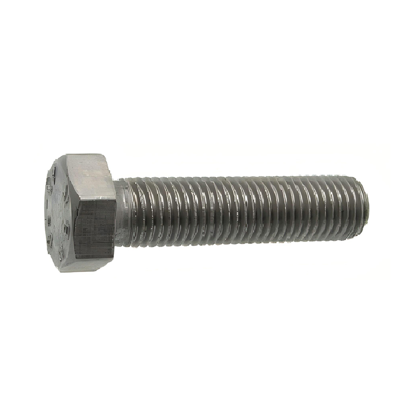 ISO4017 外六角螺栓，M4×25，全螺纹，8.8 级钢制，镀锌处理